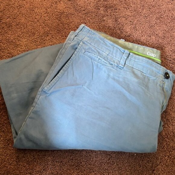 Tall - Blue Straight Leg Gap Chinos - Picture 1 of 4